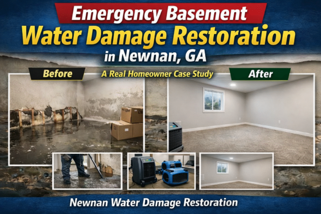 Emergency Basement Water Damage Restoration
