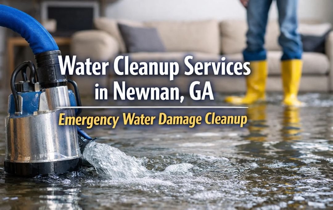 Water Cleanup Services in Newnan, GA: What Homeowners Should Know