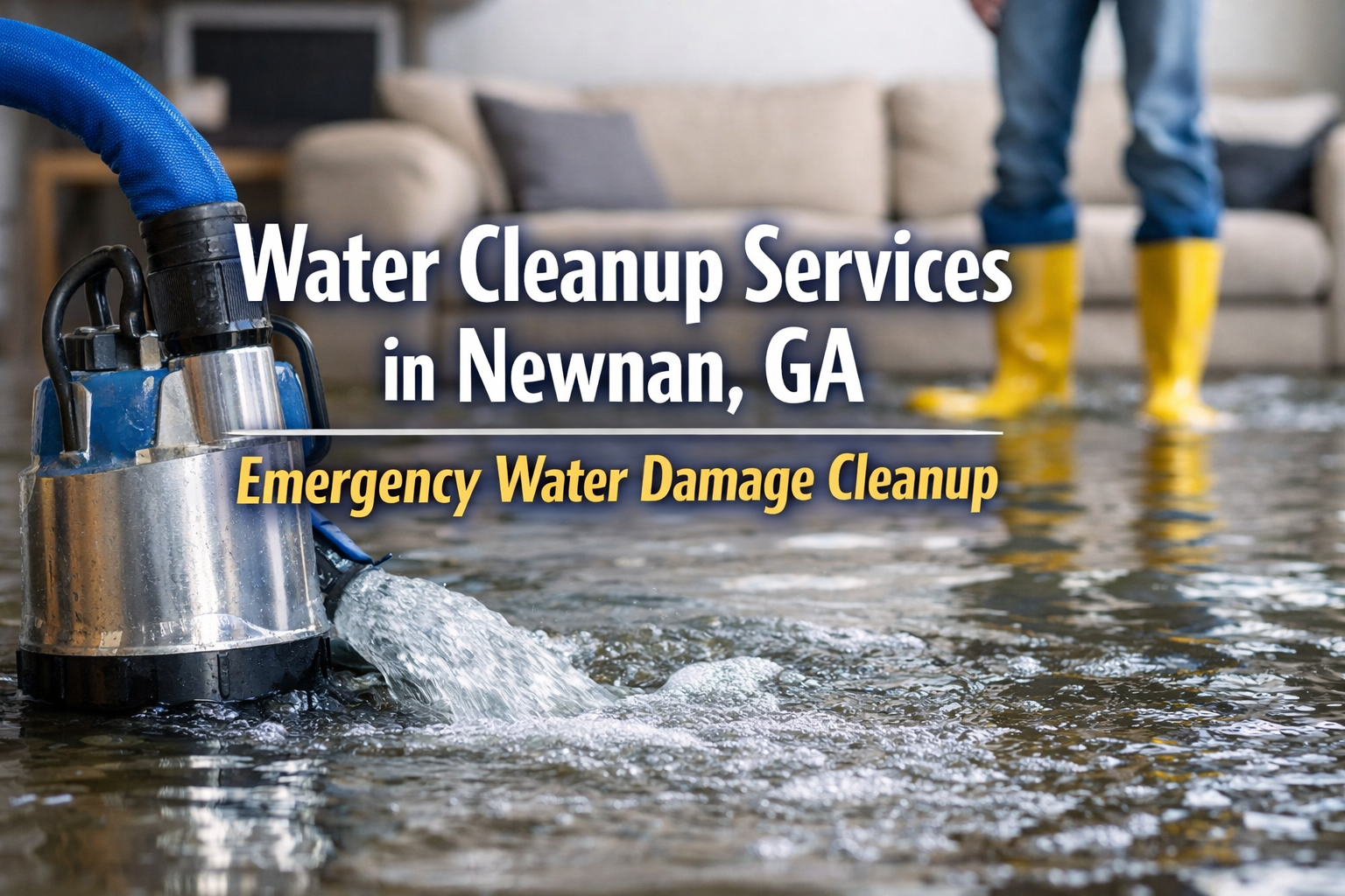 Water Cleanup Services in Newnan, GA: What Homeowners Should Know