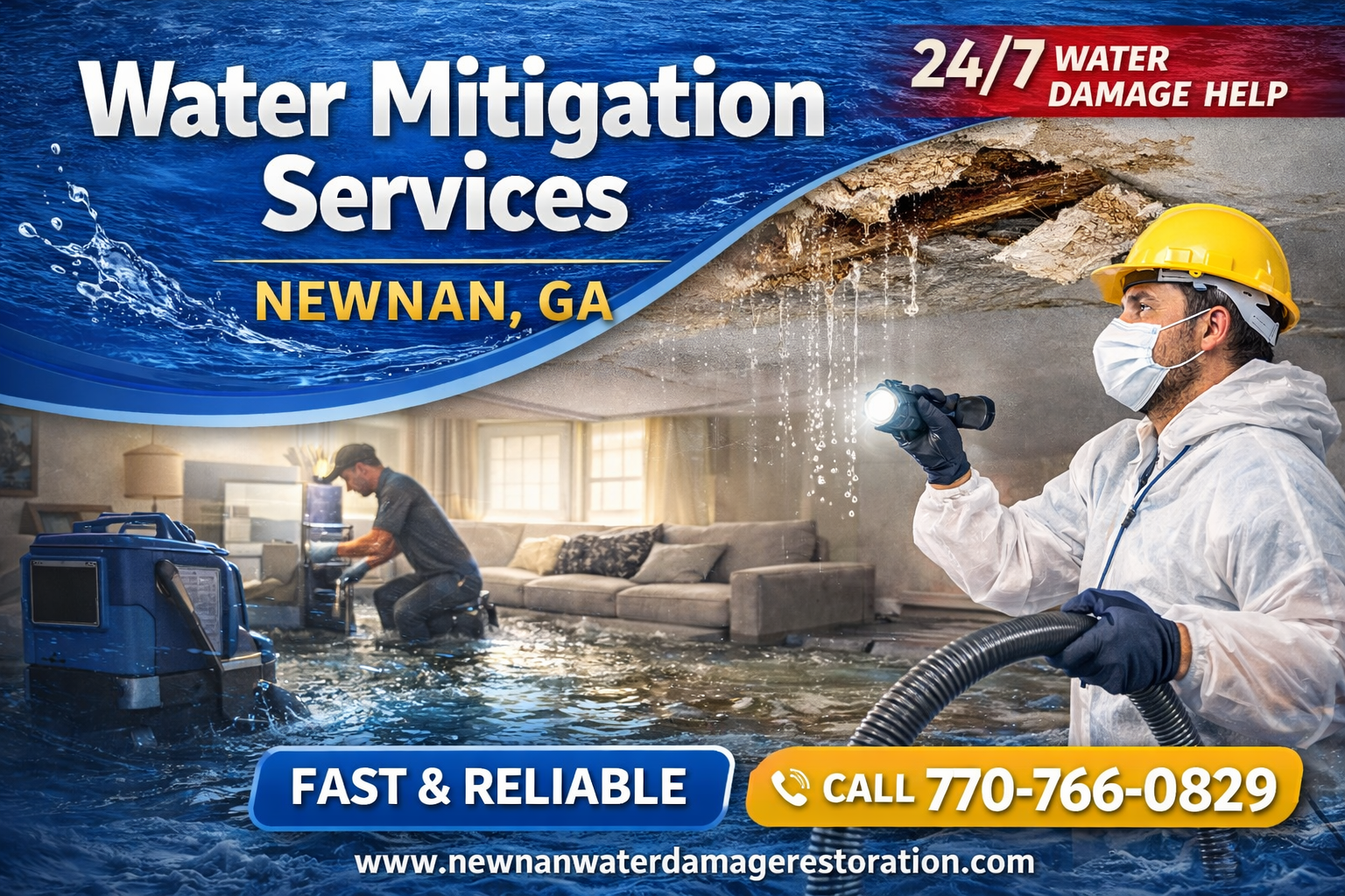 Professional Water Mitigation Services in Newnan, GA – Protect Your Property from Water Damage